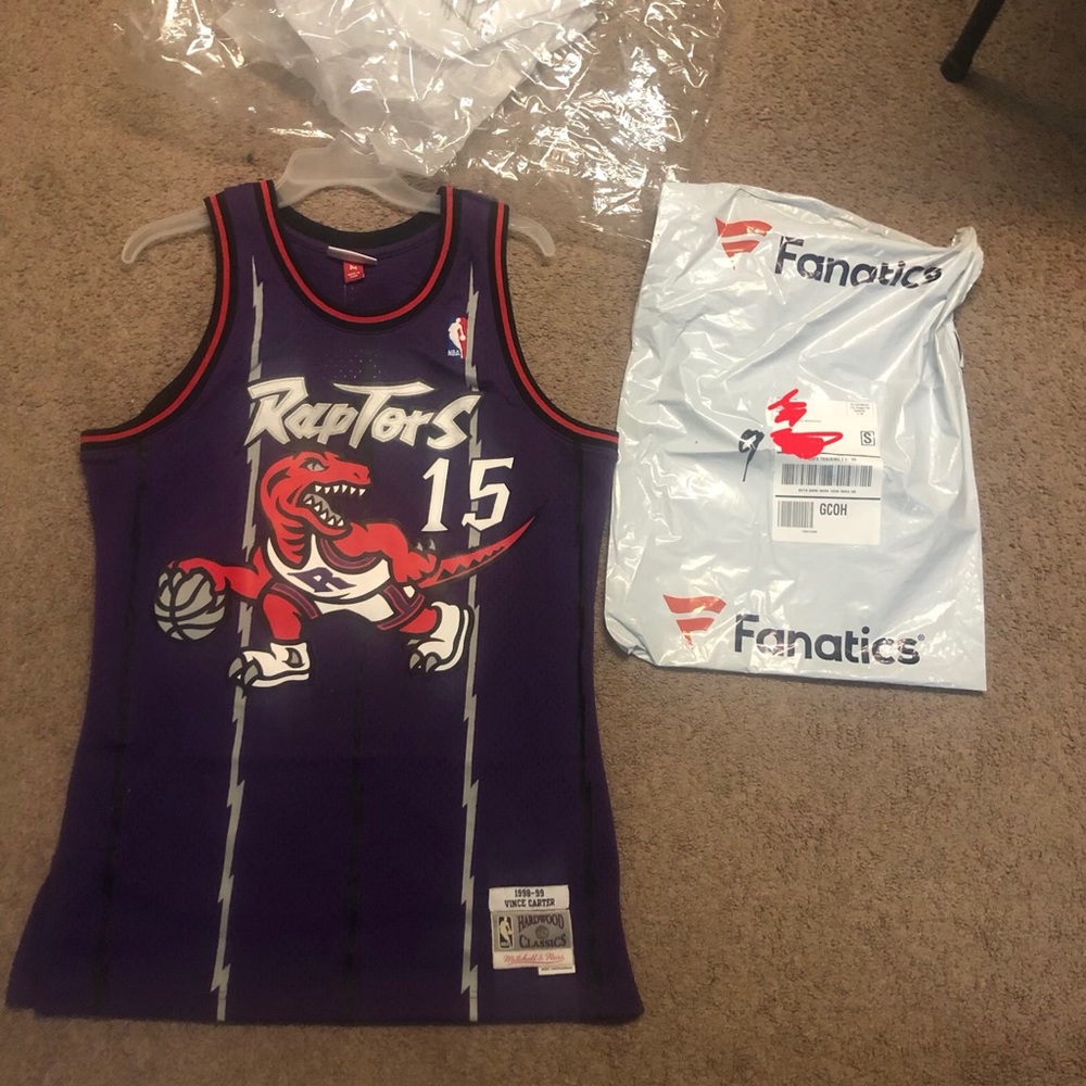 Authentic OG ALL Vince Carter Raptors Jersey